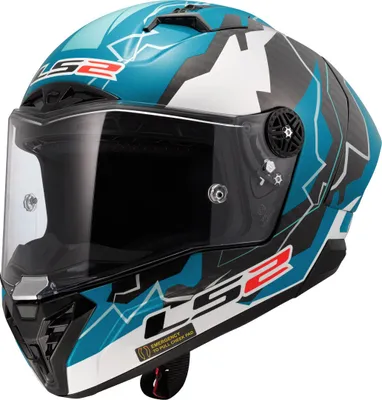Immagine prodotto di LS2 FF805 Thunder GP Huertas Replica Carbon Helmet, bianco/blu, XS (53/54)