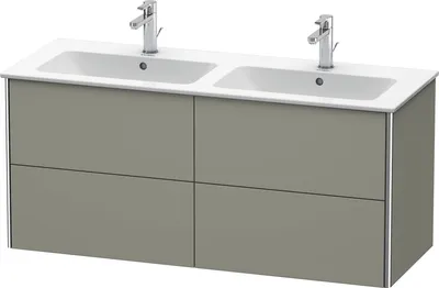 Produktbild von Duravit Duravit Waschtischunterbau XSQUARE 560x1280x478mm steingr sdm