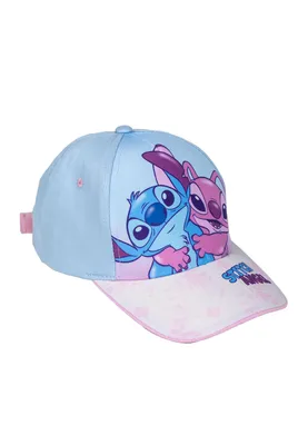 Image de Casquette Enfants Filles Stitch et Angel Casquette Cappy avec velcro Chapeau de soleil