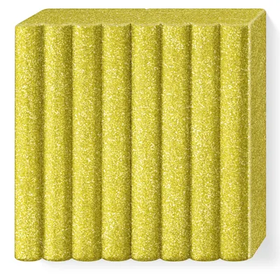 Produktbild von STAEDTLER FIMO effect 8010 Glitter ofenhärtende Modelliermasse Einzelprodukt, 57g, glitter gold