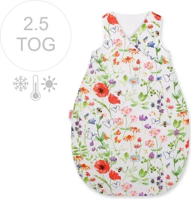 Image de BOBONO Lit pour Bébé Non Isolé 75 cm - Fibre Naturelle et Coton