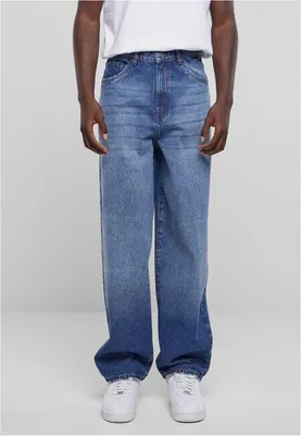 Obrázek produktu pro Pánské džíny Urban Classics Heavy Ounce Baggy Fit Jeans new mid blue washed - 38