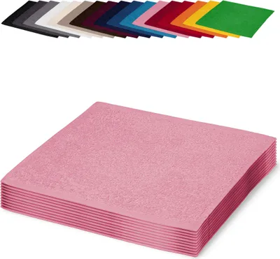 Produktbild von 10er PACK Seiftücher 30x30 cm Waschlappen Seifhandtücher 100% Baumwolle, Farbe: Rosa