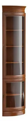 Produktbild von Eckvitrine Glasvitrine Glasschrank Schrankvitrine Vitrinenschrank Schaukasten