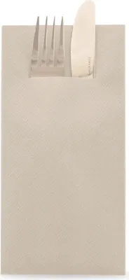 Produktbild von Sovie HOME Besteckserviette Pebble Stone aus Linclass® Airlaid 40 x 40 cm, 1/8 Falz, 12 Stück