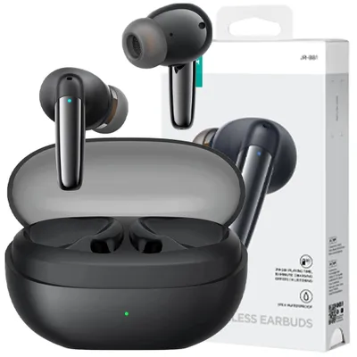 Produktbild von Joyroom Jbuds Series JR-BB1 Kabellose Kopfhrer, TWS, Bluetooth 5.3, 35 mAh (Kopfhrer), 450 mAh (Ladeetui), Schwarz