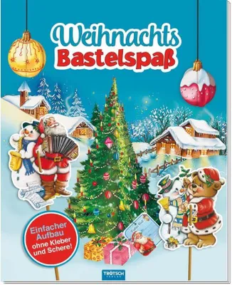 Produktbild von Weihnachts-Bastelspaß: Kreatives Bastelbuch für Kinder in der Weihnachtszeit