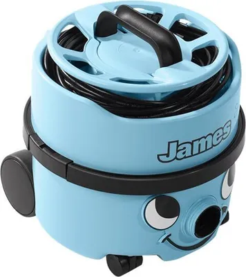 Produktbild von Numatic JVP180-11  James Staubsauger, 620 Watt, HEPA-Filter, Zubehör im Gerät in sky blue