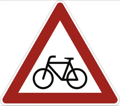 Produktbild von Verkehrsschild VZ138-10, Radverkehr (Aufstellung rechts), Alu, RA2, 900 mm SL