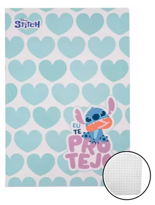 Produktbild von Notizbuch A4 60k Scheck Patio Disney Core Stitch Muster 3 2024