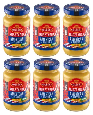 Produktbild von Roleski Senf Amerikanischer mild 6x 175g - klassischer Yellow Mustard