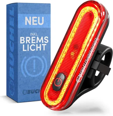 Immagine prodotto di Luci posteriori per bicicletta, a LED, ricaricabili, fanale posteriore, per e-bike, luce posteriore a LED