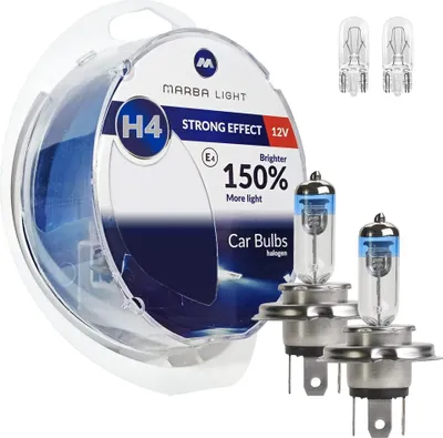 Obrázok produktu pre Marba Light Silný Efekt H4 60/55W 12V W5W Žiarovky