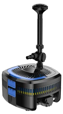 Produktbild von BluGarda BluFilter 3611 - 3-in-1 Teichpumpe mit Filter - Teichfilteranlage & UV-C Filter - Für Fischteich & Kleine Teiche - Filterpumpe Komplettset - 3.600 L/h - 11W UVC Klärer Lampe