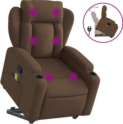 Obrázok produktu pre VidaXL 3204498, Textil, Hnedá, Pena, 110 kg, 770 mm, 945 mm