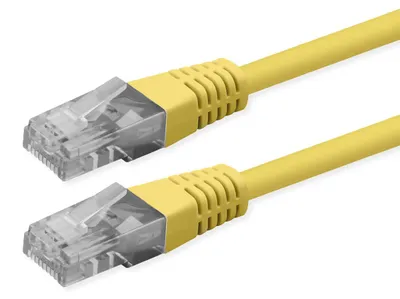 Produktbild von ROLINE Patchkabel Cat.6 (Class E), UTP, PoE, gelb, 3 m