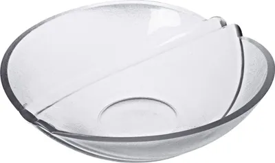 Produktbild von Salatschüssel 23cm Bleikristall transparent