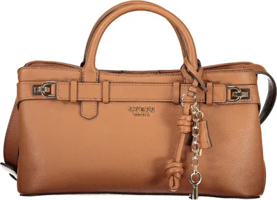 Produktbild von Damenhandtasche Braun: Vielseitige Schultertasche mit Schutzfüßen