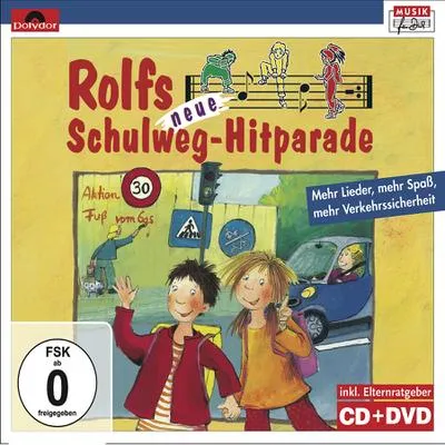 Produktbild von Rolfs neue Schulweg-Hitparade. CD + DVD