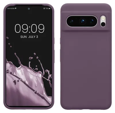 Produktbild von kwmobile Handyhülle für Google Pixel 8 Pro Hülle, für Pixel 8 Pro Case - Hülle Silikon - kabelloses Laden - Helle Iris