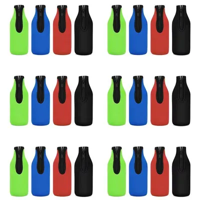 Immagine prodotto di Set di 24 coperture isolanti con cerniera per bottiglie da 330 ml