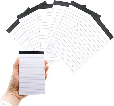 Produktbild von Famanu Notizblöcke A7, Liniert - Set von 6