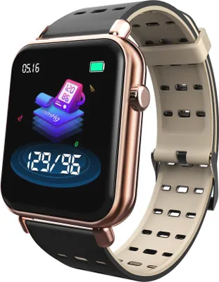 Produktbild von Y6Pro Smart Armband 1,3 Zoll Farbbildschirm Echtzeit Herzfrequenz Blutdruck Überwachung IP67 Wasserdichte Sportuhr Roségold silic