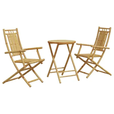 Produktbild von vidaXL 3-tlg. Bistro-Set Bambus