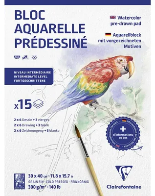 Obrázok produktu pre Clairefontaine 975725C, 15 listy