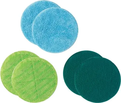 Produktbild von Hurricane Floating Mop Mikrofaserpads – 6 Stück saugfähige Wischmopp-Ersatzpads