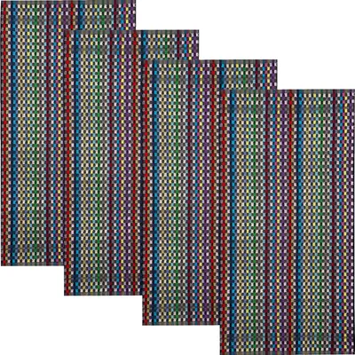 Produktbild von Kracht Grubentuch 4er-Pack bunt 45x90 cm