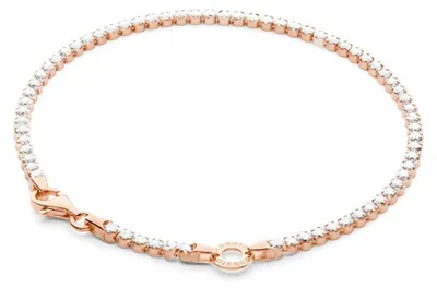 Zdjęcie produktu dla Urocza bransoletka z brązu z zawieszką Ring Storie RZB041 - Długość: 17 cm