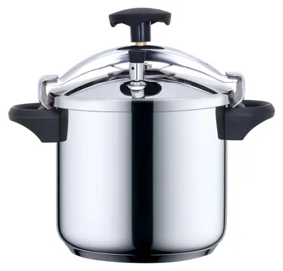 Imagen del producto de Depósito de acero inoxidable con tolva y capacidad de 6 litros