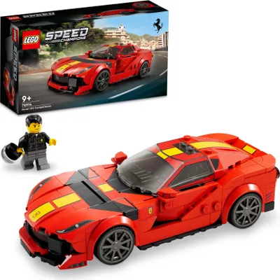 Produktbild von LEGO 76914 Speed Champions Ferrari 812 Competizione, Sportwagen und Spielzeug-Modell-Bausatz, Serie 2023, Auto-Sammlerfahrzeug-Set