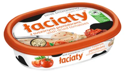 Produktbild von Łaciaty Serek Śmietankowy z Pomidorami 135 g