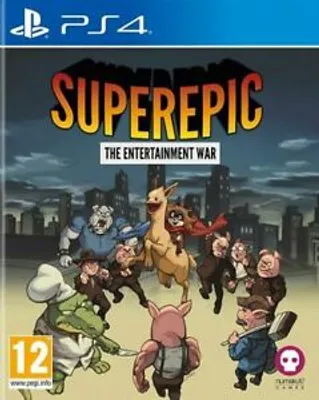 Obrázok produktu pre Numskull Games SuperEpic: The Entertainment War, PlayStation 4, T (neplnoletí), Fyzické médiá