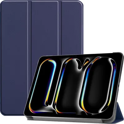 Produktbild von iPad Pro 13 (2024/2025) Hülle - Coverup Tri-Fold Ständer Klapphülle mit Schlaf/Wach-Funktion - Blau