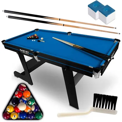 Produktbild von 6-Fuß-Billardtisch-Set, großer Billardtisch, Billardtisch, Neo-Sport NS-808