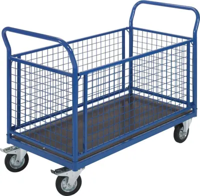 Produktbild von Pro-Bau-Tec Profi-Gitter-Transportwagen 500kg Tragkraft