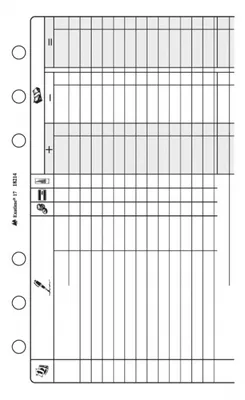 Produktbild von Timer Kassenbuch 32 Blatt 105x172mm