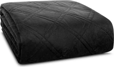 Produktbild von Eurofirany Tagesdecke 220x240 schwarz gesteppt Bettüberwurf