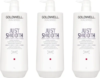Produktbild von Dualsenses Just Smooth Taming Shampoo 3x1000 ml