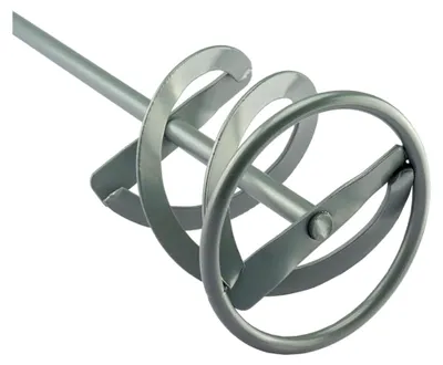 Produktbild von Mörtelrührer mit M14 Gewinde - 60 cm - für schnelles Mischen von Farbe, Zement, Gips und Beton