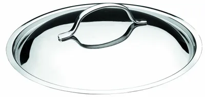 Topf 28 cm, Edelstahl, mit Deckel, für alle Herdarten