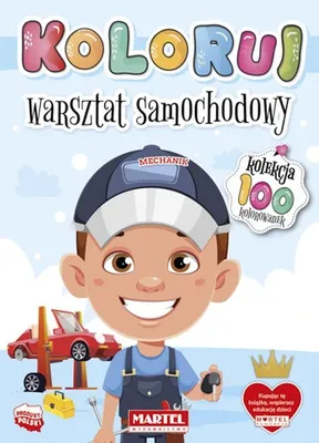 Obrázek produktu pro Warsztat Samochodowy. Kolorowanka dla dzieci
