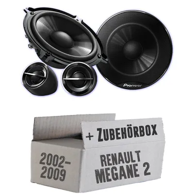 Produktbild von Pioneer TS-G133Ci - 13cm Lautsprechersystem - Einbauset passend für Renault Megane 2 - justSOUND