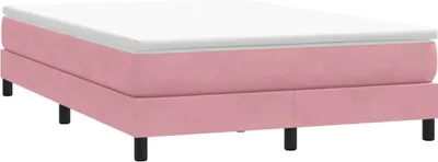 Produktbild von Möbel Boxspringbett ohne Matratze Rosa 160x210 cm Samt - Klassische Betten 3315836