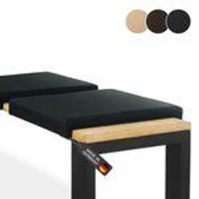 Produktbild von Bankkissen Klemmkissen Sitzkissen mit 2 Leisten, 40cm Klemmtiefe