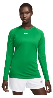 Produktbild von Nike Damen W Nk Df Park 1stlyr JSY Ls T-Shirt, Pine Green/White, S EU
