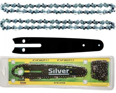 Zdjęcie produktu dla Silver prowadnica+2xłańcuch  6 " .1/4" ,043- 37-1,1mm
